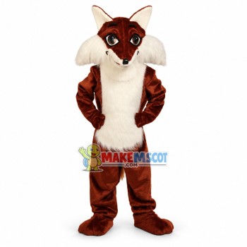 Red Fox Mascot Adult Costume 
