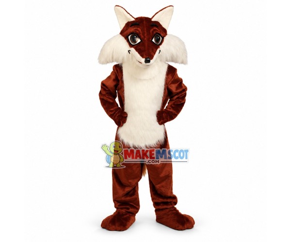 Red Fox Mascot Adult Costume Red Fox Mascot Adult Costume