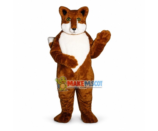 Fox Mascot Adult Costume Fox Mascot Adult Costume
