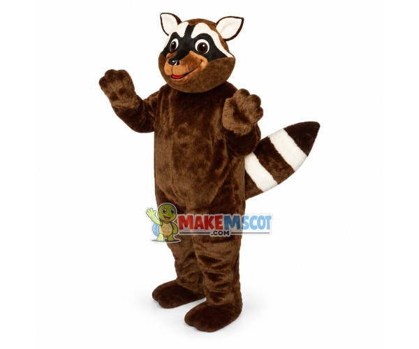 Brown Raccoon Mascot Adult Costume Brown Raccoon Mascot Adult Costume