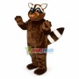 Brown Raccoon Mascot Adult Costume 