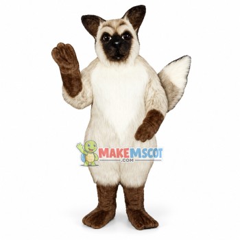 Gray Fox Long Fur Mascot Costume Gray Fox Long Fur Mascot Costume