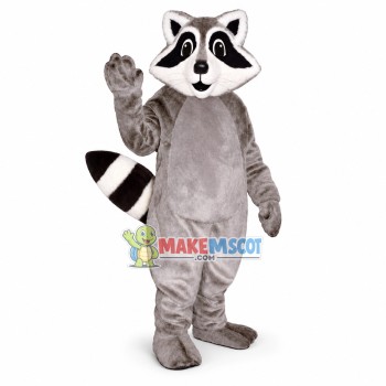 Grey Raccoon Mascot Costume 
