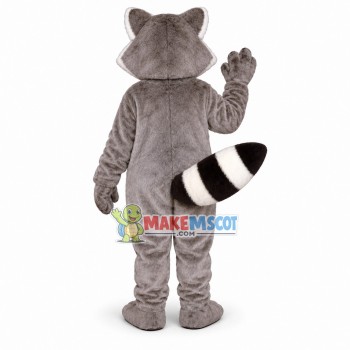Grey Raccoon Mascot Costume Grey Raccoon Mascot Costume