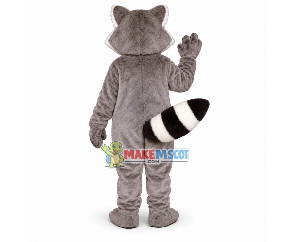 Grey Raccoon Mascot Costume 