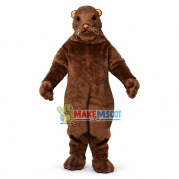 Realistic Mink Mascot Costume 