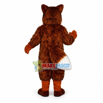 Red Fox Long Fur Mascot Costume Red Fox Long Fur Mascot Costume