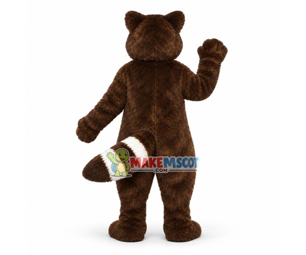Brown Raccoon Mascot Costume For Adult 