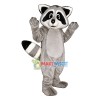 Realistic Gray Raccoon Mascot Costume For Adult 