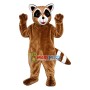 Brown Raccoon Mascot Costume For Adult 
