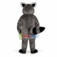 Surprised Gray Raccoon Mascot Costume For Adult Surprised Gray Raccoon Mascot Costume For Adult