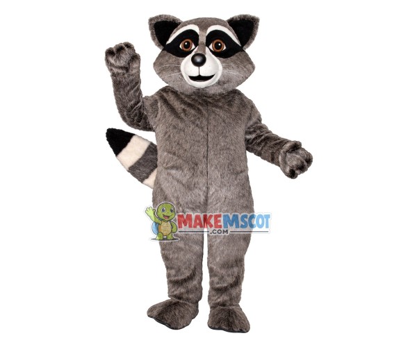 Adult Plush Gray Raccoon Mascot Costume For Adult Adult Plush Gray Raccoon Mascot Costume For Adult
