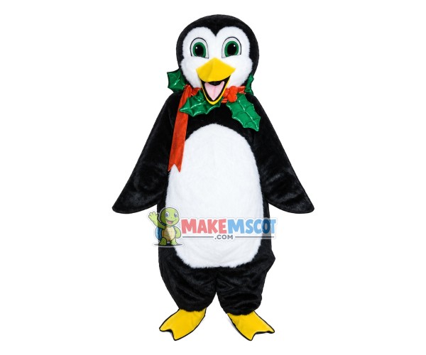 Holiday Penguin Mascot Costume Holiday Penguin Mascot Costume