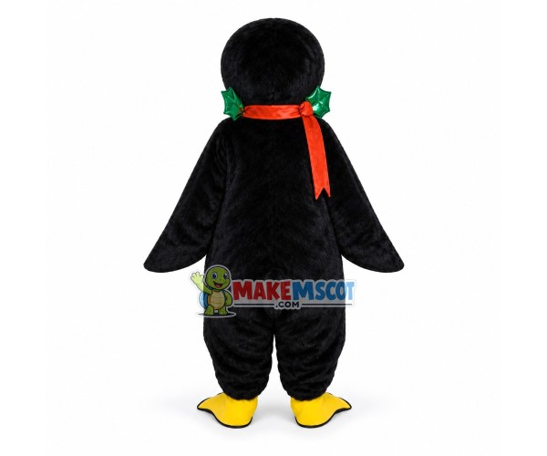 Holiday Penguin Mascot Costume