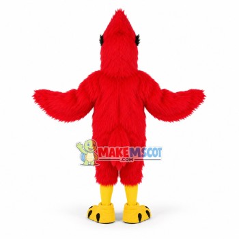 Screaming Cardinal Bird Mascot Costume Screaming Cardinal Bird Mascot Costume