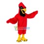 Screaming Cardinal Bird Mascot Costume 