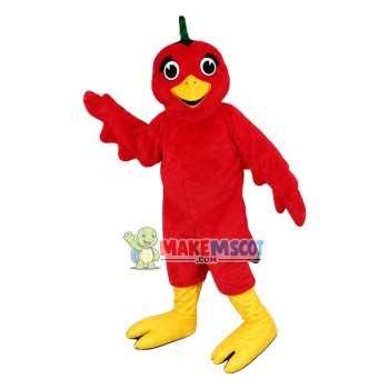 Baby Cardinal Mascot Costume Baby Cardinal Mascot Costume