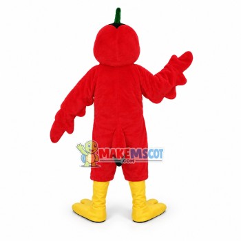 Baby Cardinal Mascot Costume Baby Cardinal Mascot Costume
