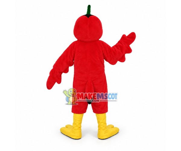 Baby Cardinal Mascot Costume Baby Cardinal Mascot Costume