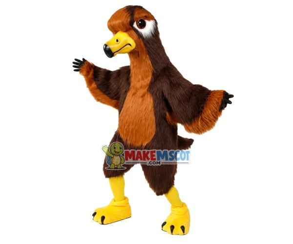 Falcon Long Fur Mascot Costume Falcon Long Fur Mascot Costume
