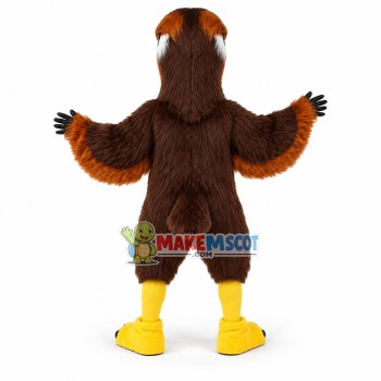 Falcon Long Fur Mascot Costume Falcon Long Fur Mascot Costume