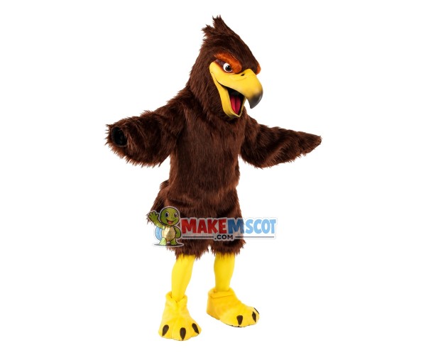 Long Crested Eagle Mascot Costume Long Crested Eagle Mascot Costume