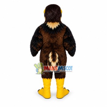 Realistic Hawk Mascot Costume Realistic Hawk Mascot Costume
