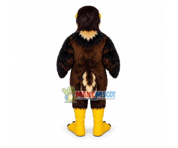 Realistic Hawk Mascot Costume Realistic Hawk Mascot Costume