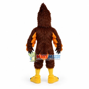 Power Fierce Long Crested Eagle Mascot Costume Power Fierce Long Crested Eagle Mascot Costume