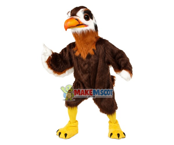 Regal Hawk Mascot Costume Regal Hawk Mascot Costume
