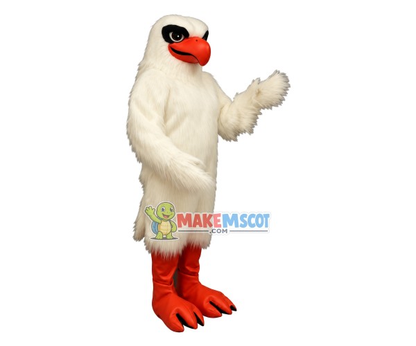 Snow-white Hawk Mascot Costume Snow-white Hawk Mascot Costume