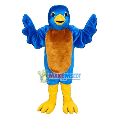 Blue Bird Mascot Adult Costume