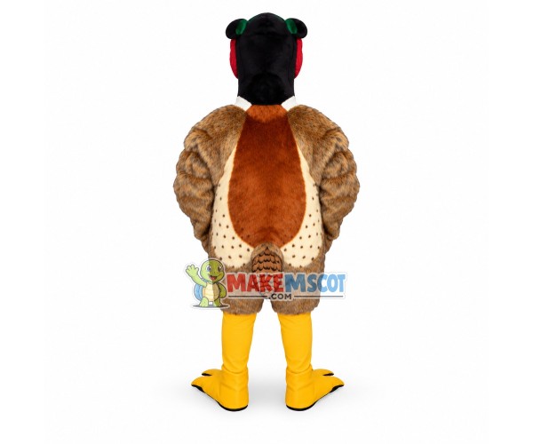 Common Pheasant Mascot Costume Common Pheasant Mascot Costume