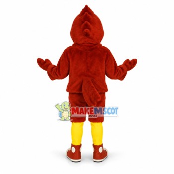 Sport Red Roadrunner Bird Mascot Costume