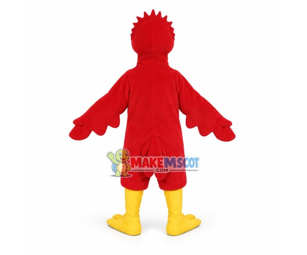 Scarlet Bird Mascot Costume Scarlet Bird Mascot Costume