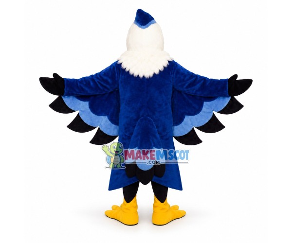 Blue Ptarmigan Thunderbird Mascot Costume Blue Ptarmigan Thunderbird Mascot Costume
