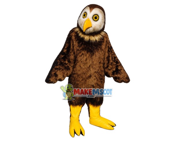 Barn Owl Mascot Costume Barn Owl Mascot Costume