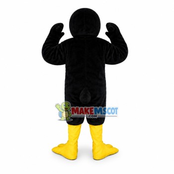 Blackbird Blackie Mascot Costume Blackbird Blackie Mascot Costume