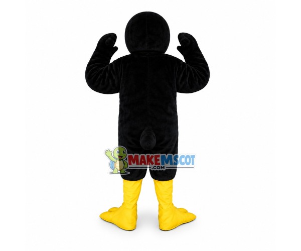 Blackbird Blackie Mascot Costume Blackbird Blackie Mascot Costume