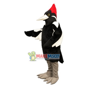 Ivory Billed Woodpecker Mascot Costume Ivory Billed Woodpecker Mascot Costume