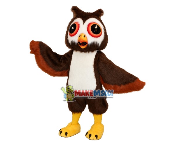 Baby Owl Mascot Costume Baby Owl Mascot Costume