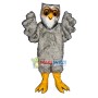 Adult Grey Owl Mascot Costume	