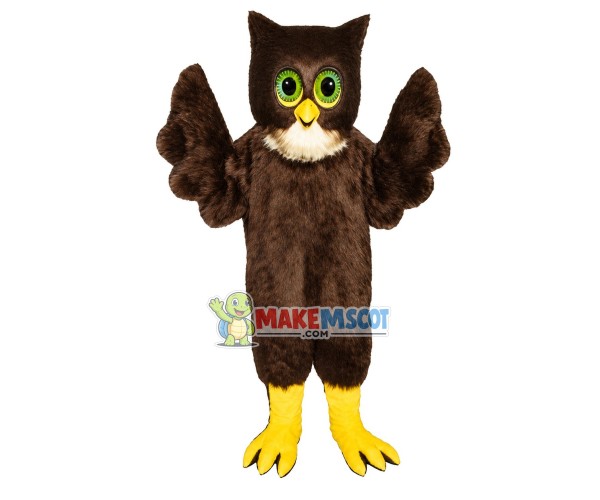 Wise Owl Mascot Costume Wise Owl Mascot Costume