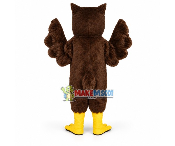Wise Owl Mascot Costume Wise Owl Mascot Costume