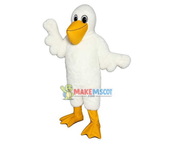 Great White Pelican Mascot Adult Costume Great White Pelican Mascot Adult Costume