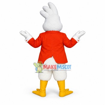 Mr. White Cockatoo Mascot Adult Costume Mr. White Cockatoo Mascot Adult Costume