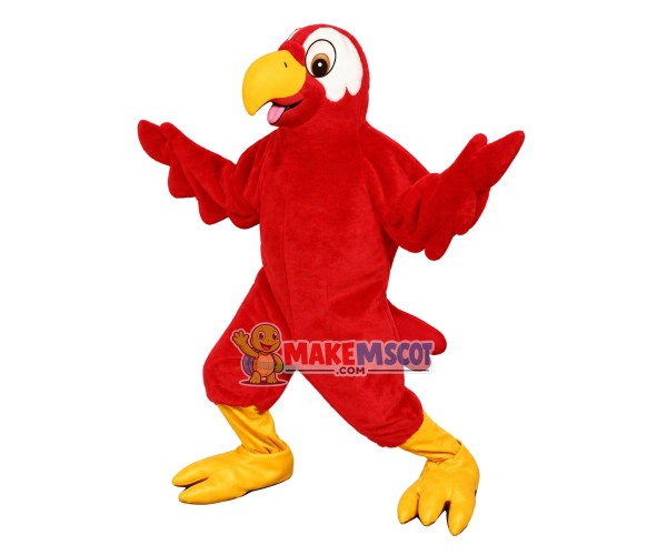 Lovely Scarlet Macaw Mascot Costume Lovely Scarlet Macaw Mascot Costume