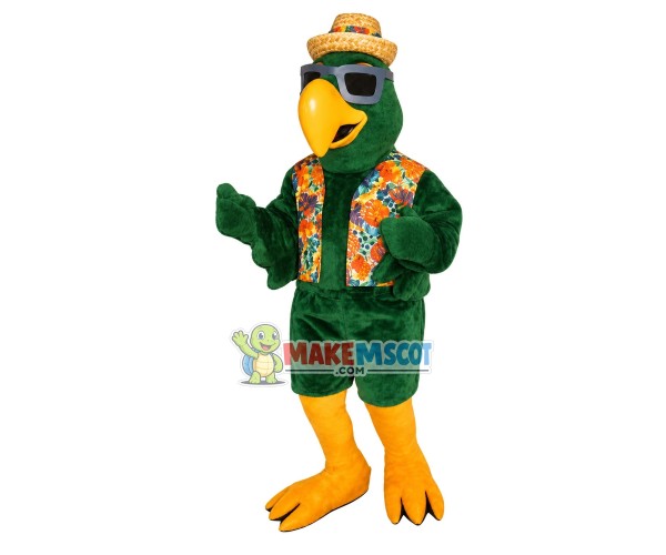 Cool Rose-ringed Parakeet Mascot Costume Cool Rose-ringed Parakeet Mascot Costume