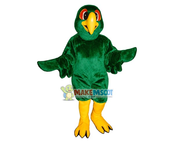 Ring-necked Parakeet Mascot Costume Ring-necked Parakeet Mascot Costume
