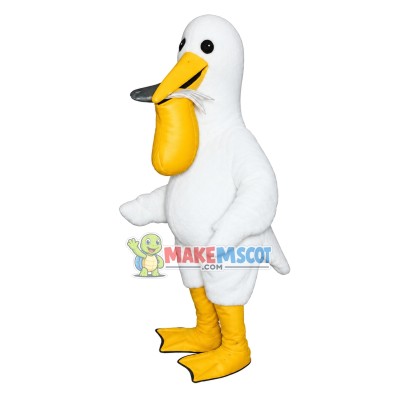 Pelican With the Impressive Throat Pouch Mascot Costume